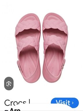 Croc Platform Sandals Size 8 Women's